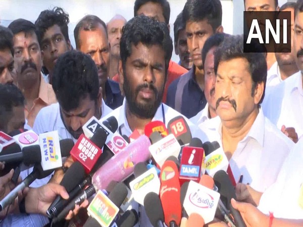 BJP Coimbatore candidate K Annamalai. (Photo/ANI)