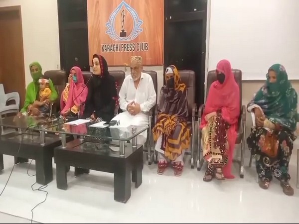Baloch Yakjehti Committee holds press conference (Photo/X @BYCKarachi)