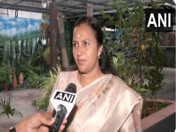 ML Ashwini, BJP candidate from Kasaragod (Photo/ANI)