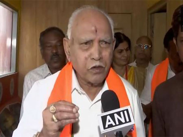 BJP leader BS Yediyurappa. (Photo/ANI)