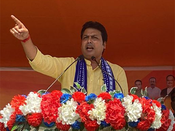 BJP candidate for West Tripura Parliamentary Constituency, Biplab Kumar Deb (Photo/ANI)
