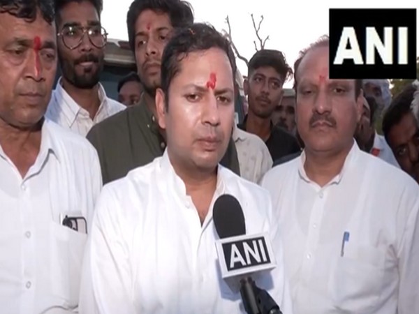 Congress candidate from Jalore Lok Sabha seat Vaibhav Gehlot (Photo/ANI)