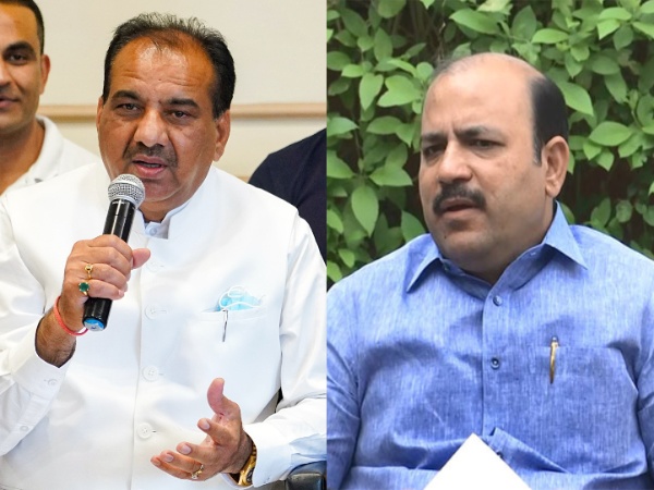 BJP candidate Kanwar Singh Tanwar and Congress candidate Kunwar Danish Ali. (Photo/ANI)