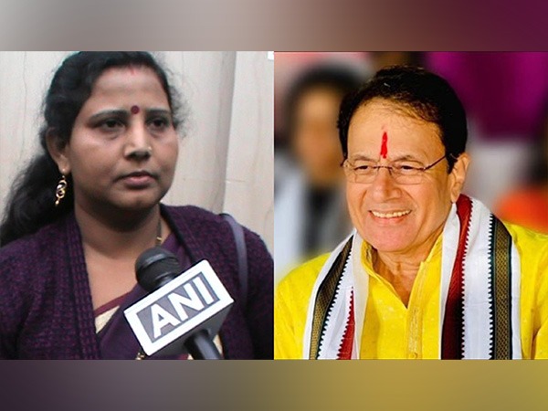 SP leader Sunita Verma and BJP leader Arun Govil (Photo/ANI) 
