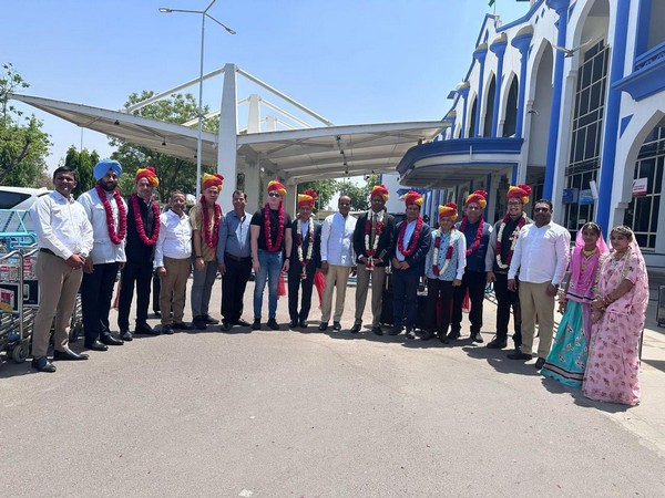 Foreign diplomats in Rajasthan (Photo/ANI)