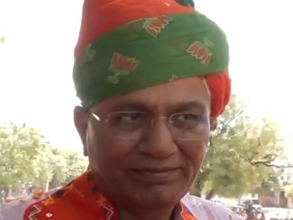 BJP candidate from Pali Lok Sabha constituency PP Chaudhary (Photo/ANI)