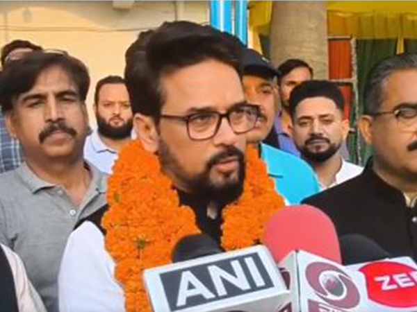 Union Minister Anurag Thakur (Photo/ANI)