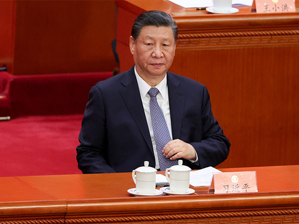 Chinese President Xi Jinping at opening session of CPPCC in Beijing on March 4, 2024 (Photo/Reuters)