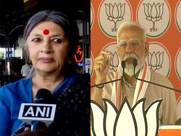 CPI(M) leader Brinda Karat and Prime Minister Narendra Modi (Photo/ANI)