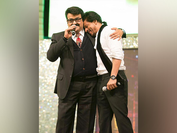Actors SRK and Mohanlal (Image source: X)