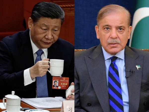 Chinese President Xi Jinping (left) and Pakistan Prime Minister Shehbaz Sharif (Right) [File Photo/Reuters)