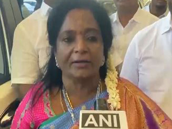 Tamilisai Soundararajan, BJP Lok Sabha candidate from South Chennai (Photo/ANI)