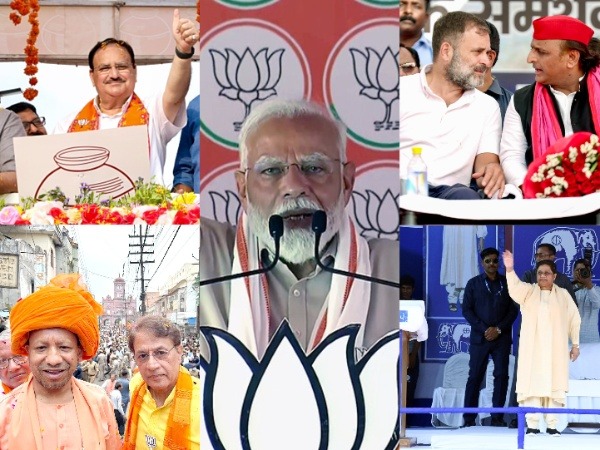 Lok Sabha poll: Campaign ends in 8 UP constituencies (Photo/ANI)