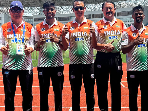 The Indian men's recurve team. (Photo- AAI)