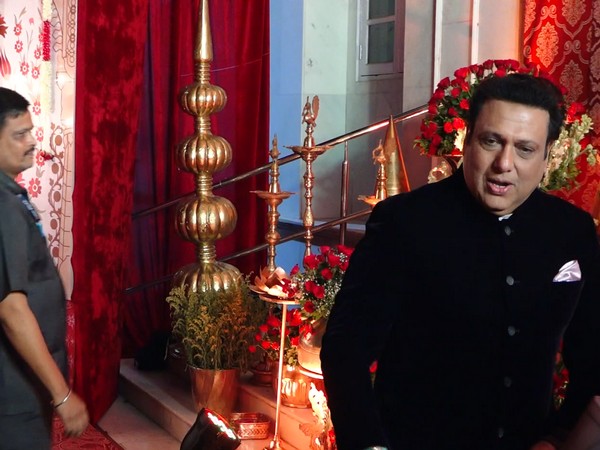 Govinda at Arti Singh wedding (image source: ANI)
