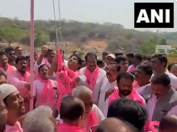 BRS celebrates foundation day. (Photo/ANI)