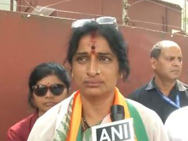 BJP candidate Madhavi Latha  (Photo/ANI)