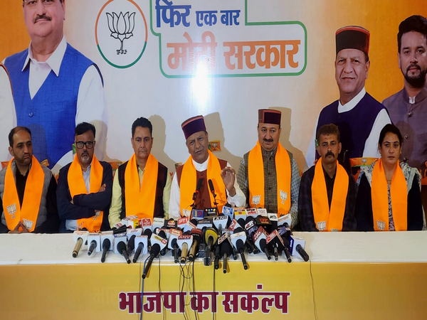 Himachal Pradesh BJP chief Rajeev Bindal (Photo/ANI)