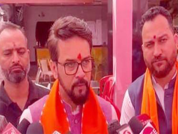 Union Minister Anurag Thakur (Photo/ANI)