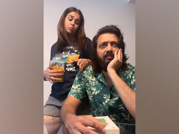 Riteish and Genelia Deshmukh (image source: Instagram/riteishd)