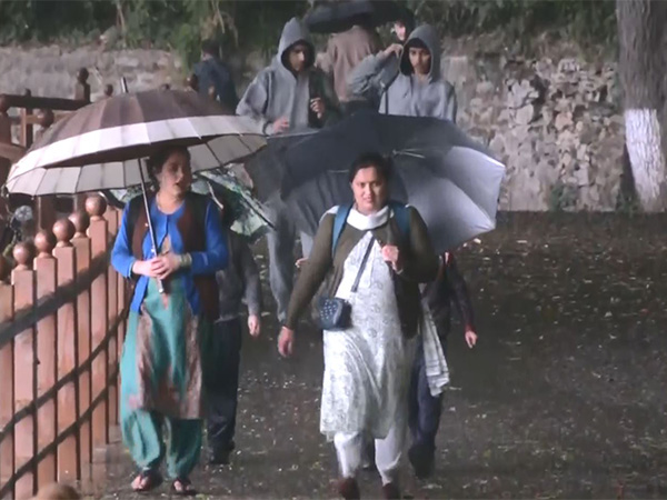 Shimla gets rain on Saturday (Photo/ANI)
