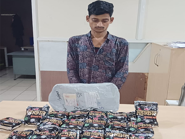 Seized ganja chocolates by Hyderabad police. (Photo/ANI)