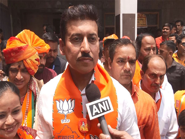Minister of Youth Affairs and Sports Department in Rajasthan Rajvardhan Singh Rathore (Photo/ANI)