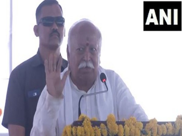 Rashtriya Swayamsevak Sangh (RSS) chief Mohan Bhagwat (Photo/ANI)
