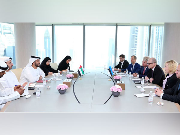 Bin Touq, Estonian counterpart explore potential avenues for expanding cooperation (Photo/WAM)