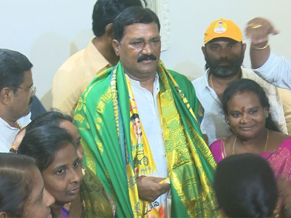 Bheemunipatnam MLA candidate Ganta Srinivasa Rao. (Photo/ANI)