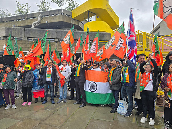 Overseas Friends of BJP UK organise 'Run for Modi' event in London, UK on Sunday (Photo/@OFBJPUK4UP)