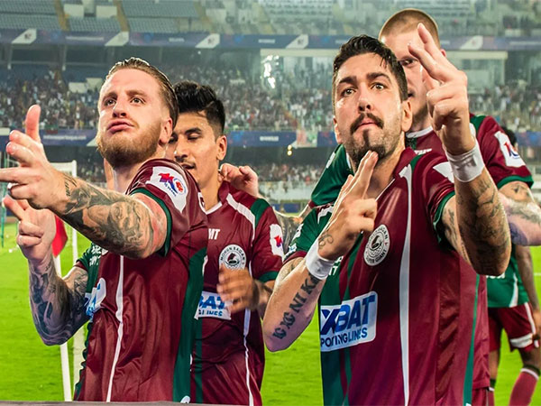 Mohun Bagan Super Giant players celebrates after scoring a goal (Photo: ISL)