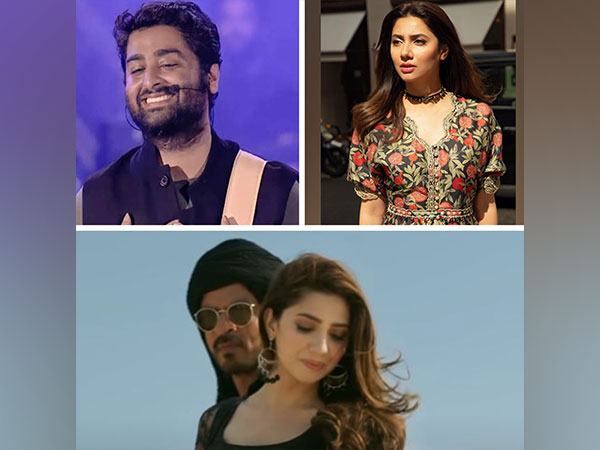 Singer Arijit Singh and actor Mahira Khan (Image source: X(