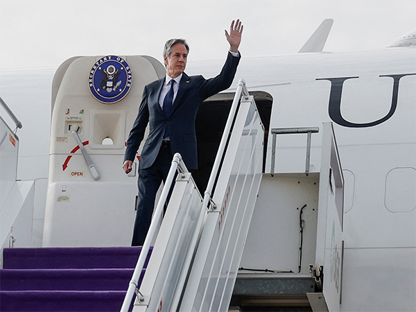 U.S. Secretary of State Antony Blinken arrives in Riyadh [Photo credit.Reuters]