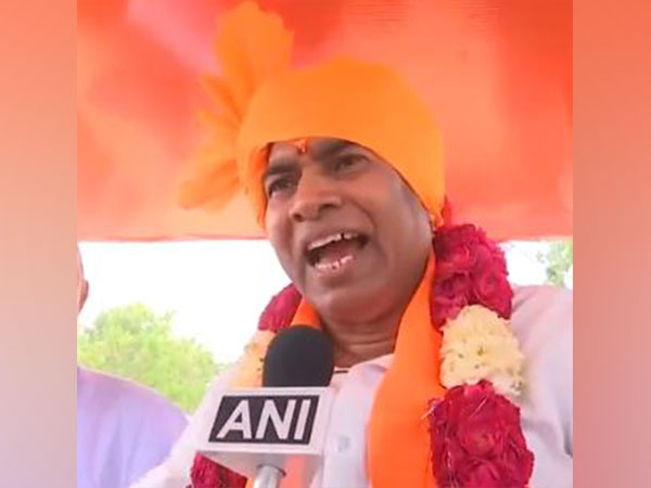 BJP candidate from North West Delhi Lok Sabha constituency, Yogender Chandolia (Photo/ANI)