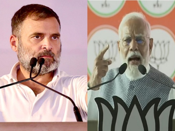 Congress leader Rahul Gandhi and PM Modi. (File photo/ANI)