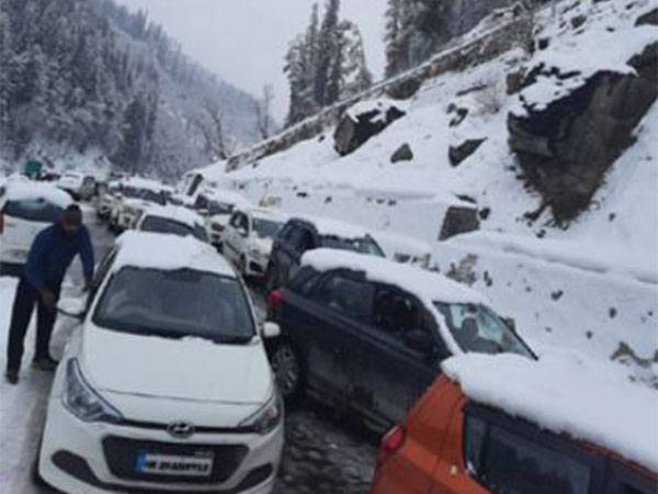 A visual from road between South Portal of Atal Tunnel and Solang Nalla in Manali. (File Photo/ANI)