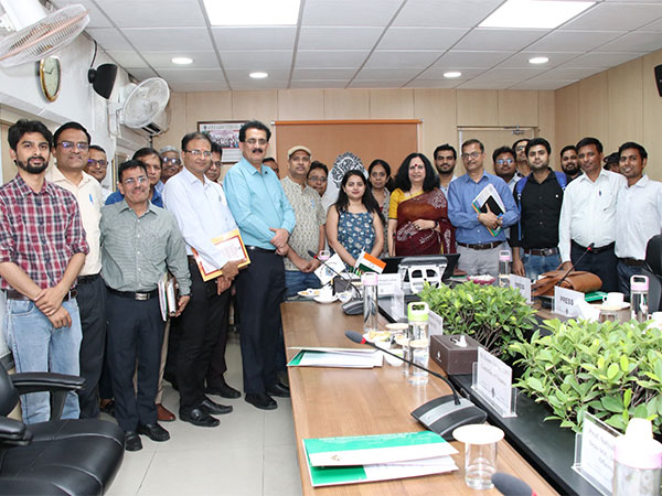 University's Vice Chancellor Anu Singh Lather during launch of admission brochure for UG and PG courses. (Image/ANI)