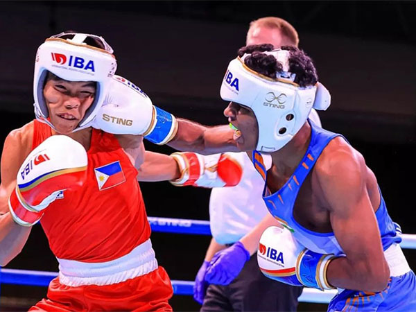 India's boxer Vishvanath Suresh in action (Image: BFI media)