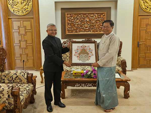 Myanmar Ambassador to India Abhay Thakur met Deputy PM and Union Minister for Foreign Affairs Than Swe (Photo/X@IndiainMyanmar)