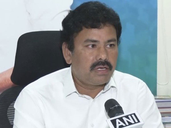 YSRCP North Assembly Constituency candidate, KK Raju. (Photo/ANI)