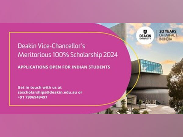 Deakin University invites applications for the 2024 Vice-Chancellor’s Meritorious Scholarship Program