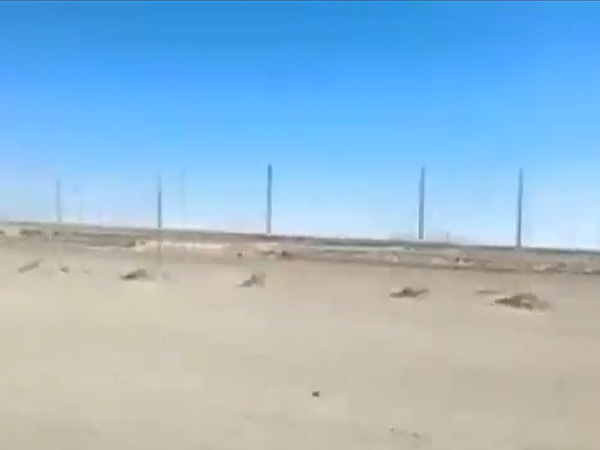 Fencing around the Gwadar city of Balochistan (Photo/X @BNMovement_)