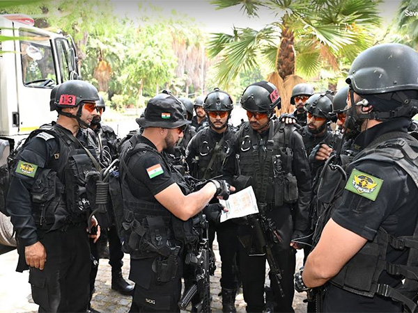 India, Israel conduct joint security drill in New Delhi (Photo/ANI)