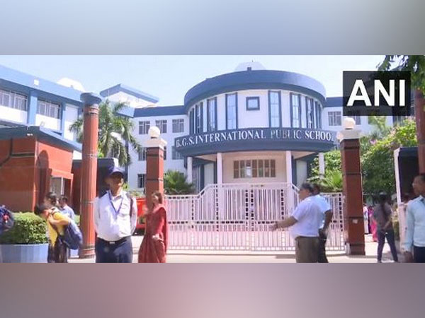 Visual from a school in Dwarka. (Photo/ANI)