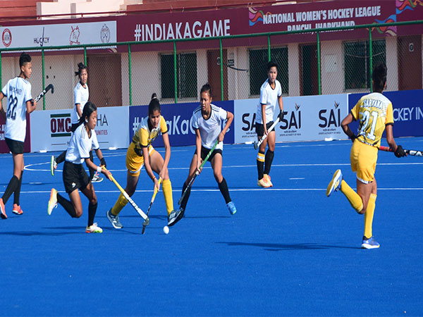 Hockey Haryana in action against Manipur Hockey during National Women's Hockey League (Image: HI)