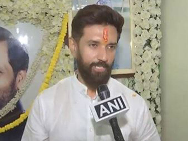 LJP National President and party candidate from Hajipur Chirag Paswan (Photo/ANI)