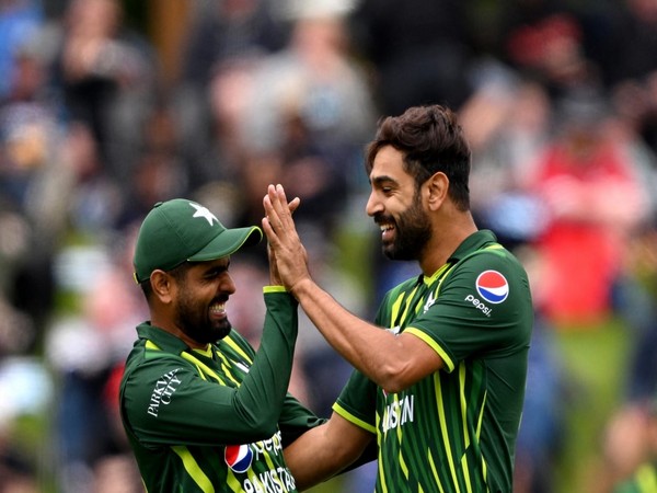 Babar Azam and Haris Rauf. (Picture: ICC)