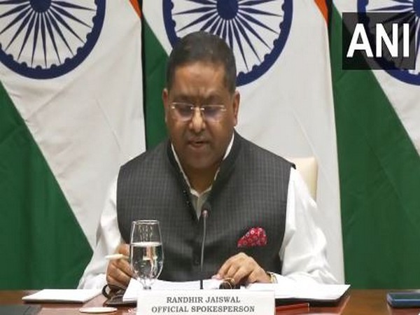 Ministry of External Affairs Spokesperson Randhir Jaiswal (Photo/ANI)
