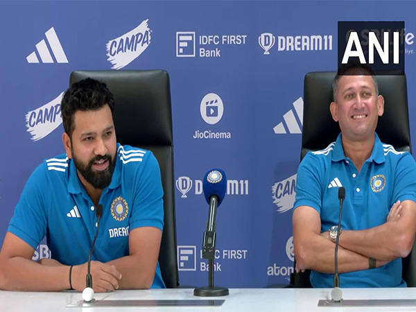 Rohit Sharma (left) and Ajit Agarkar (right) (Photo: ANI)